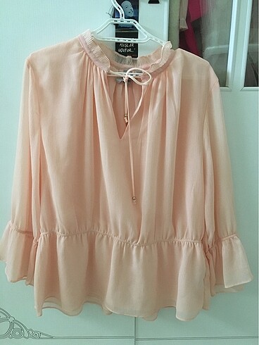 H&M Rose Pembe/ Ten rengi Zarif Bluz