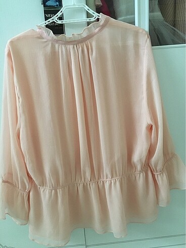 l Beden H&M Rose Pembe/ Ten rengi Zarif Bluz