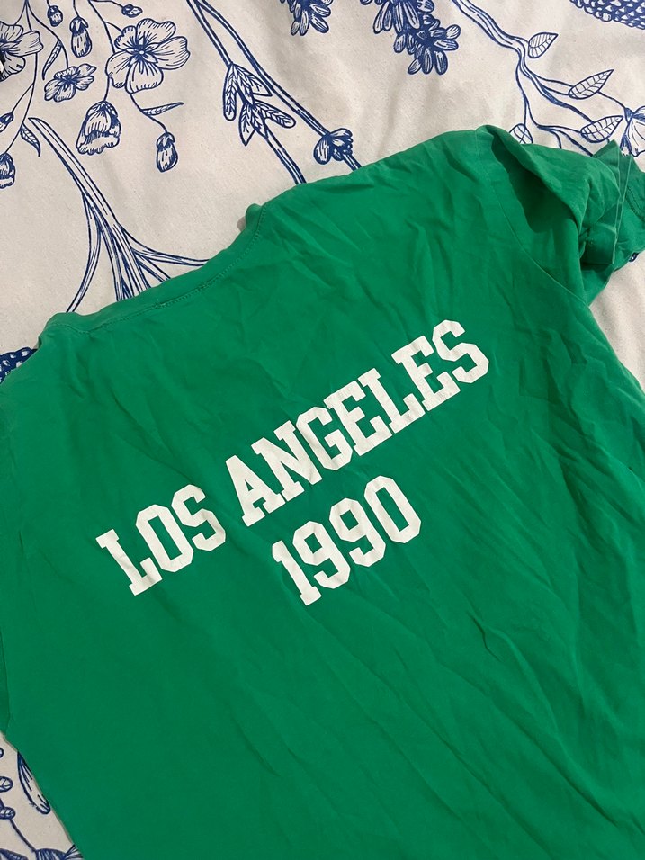 Yeşil Baskılı Tişört - Görsel 2