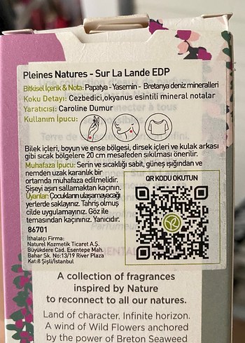 Yves Rocher Sur La Lande Kadın Parfümü 100 ml - Görsel 2
