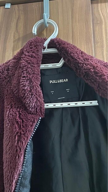Pull and bear peluş kürk - Görsel 3
