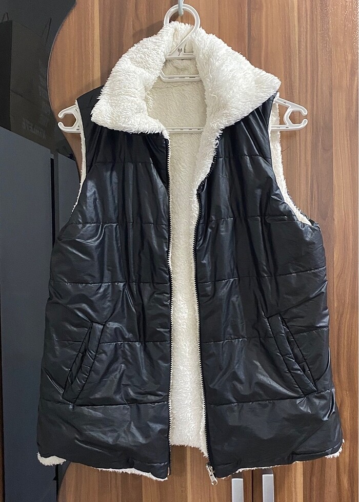 İçi kürklü yelek - Görsel 2