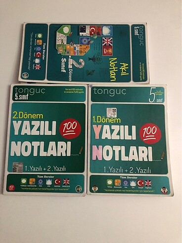  Tonguç yazılı notları 5. Sınıf