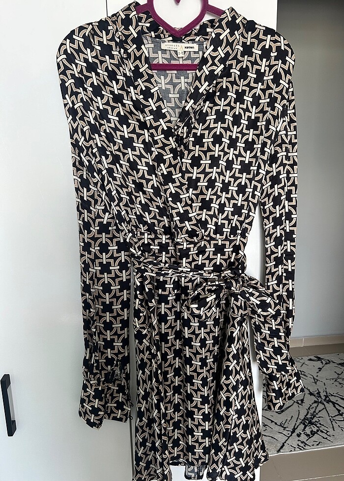 Saten elbise - Görsel 4