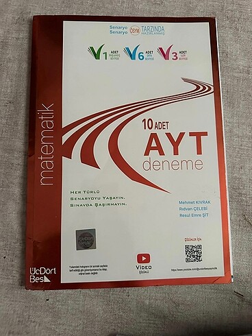 345 yayınları ayt matematik denemesi
