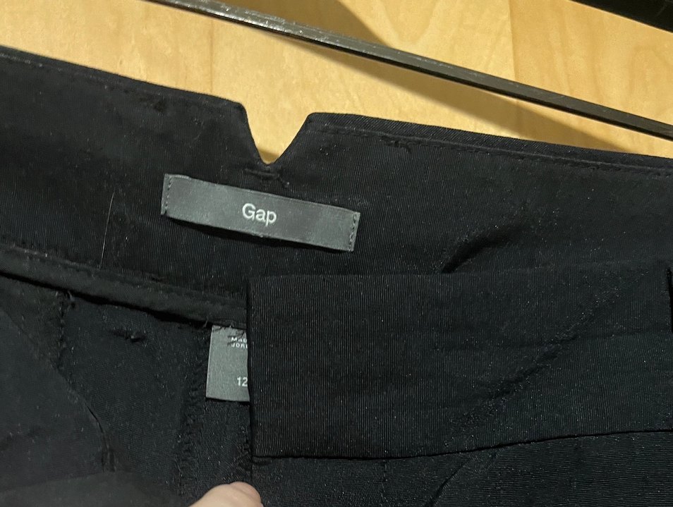 Gap siyah kumaş Şort - Görsel 2