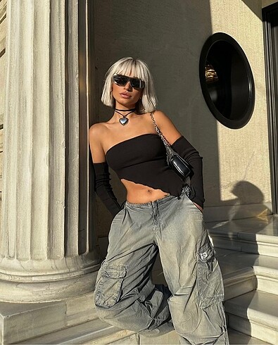 Zara Kol detaylı croptop