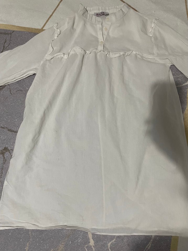 Beyaz tunik - Görsel 3