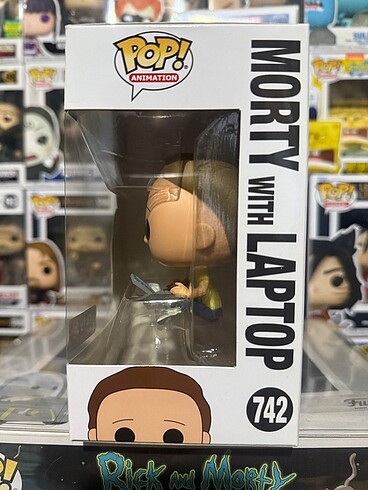 Funko Funko Pop Morty with laptop