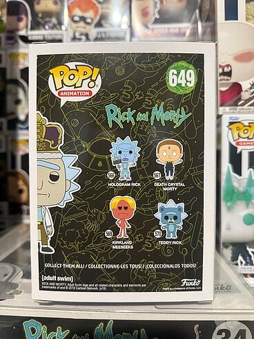  Beden Funko Pop Rick with crown