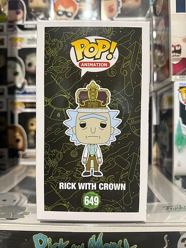  Beden Renk Funko Pop Rick with crown