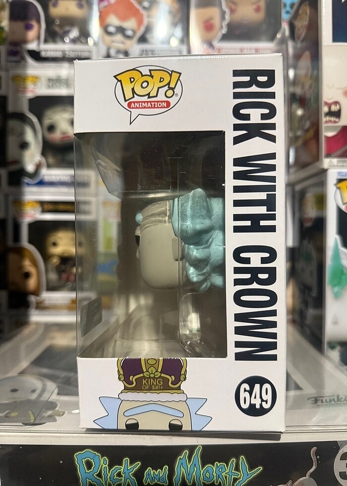 Funko Pop Rick with crown - Görsel 2