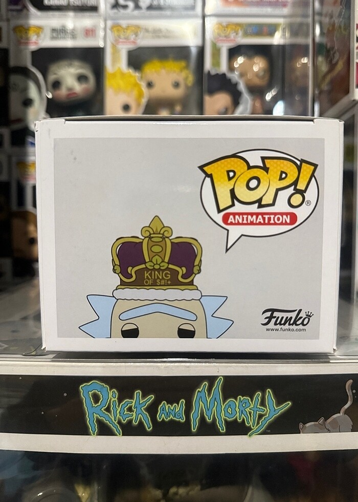 Funko Pop Rick with crown - Görsel 5