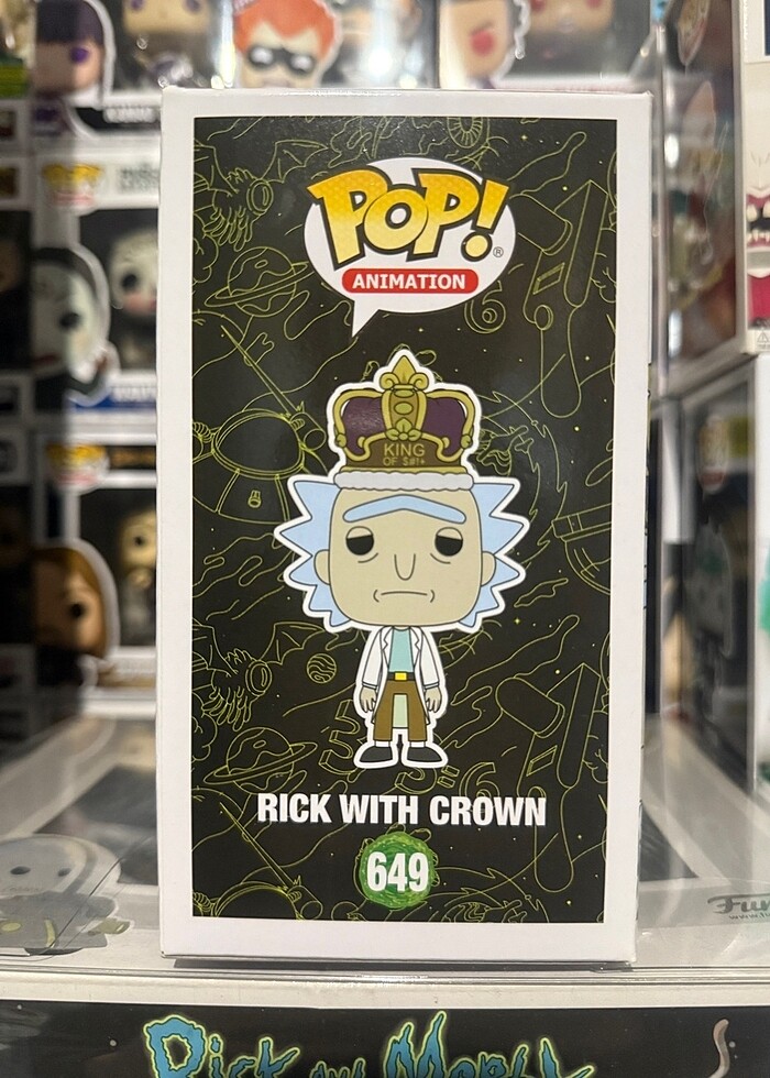 Funko Pop Rick with crown - Görsel 4