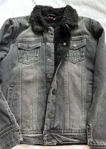 Sıfır ürün İçi sıcak çocuk Denim Ceket
