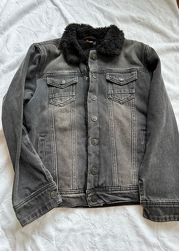 Diğer Sıfır ürün İçi sıcak çocuk Denim Ceket