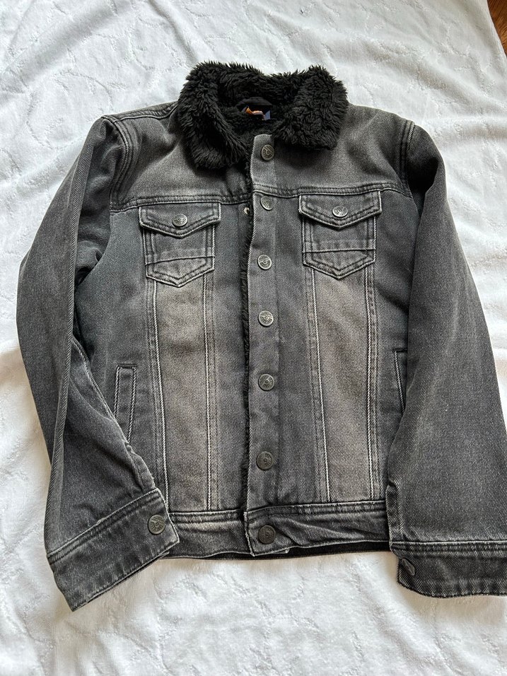 Sıfır ürün İçi sıcak çocuk Denim Ceket - Görsel 2