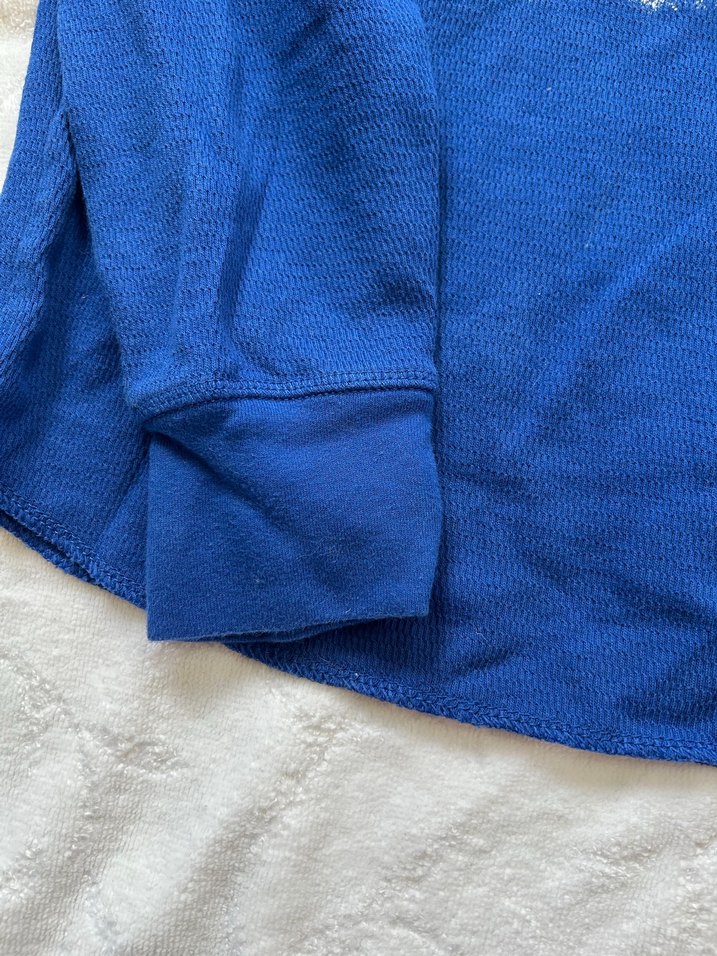 GAP uzun Kollu Mavi Baskılı Tişört - Görsel 3