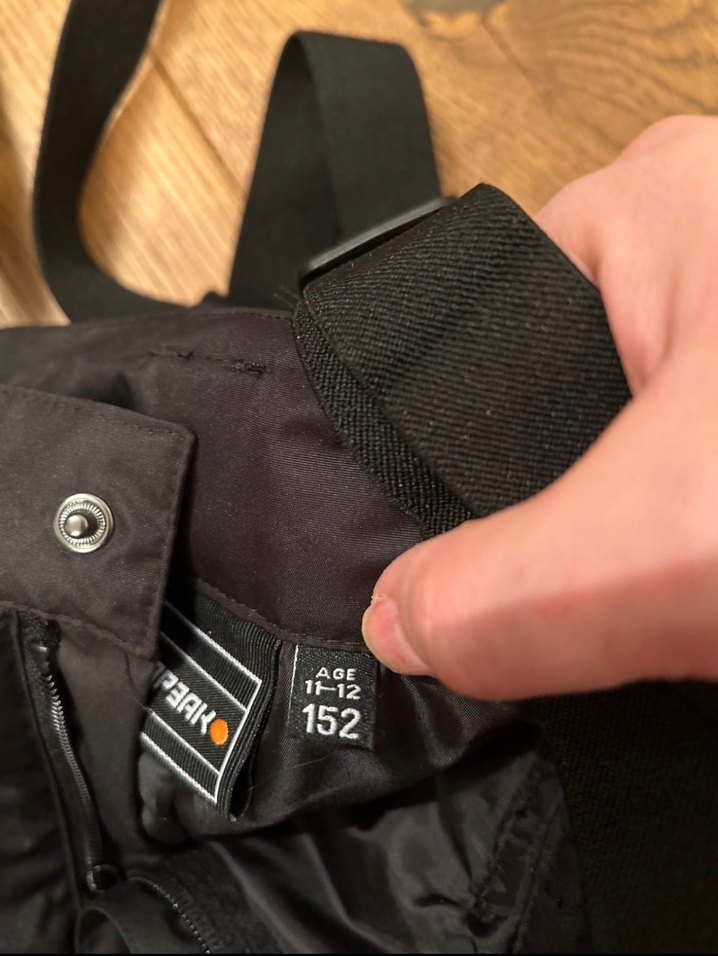 Sıfır ürün erkek çocuk Siyah Kayak Pantolonu - Görsel 3