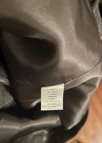 Koyu Gri Kısa yün ceket - Görsel 6