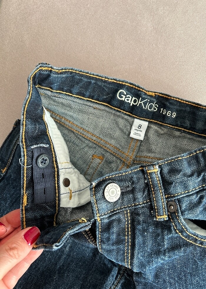 Gap 1969 kot şort - Görsel 5