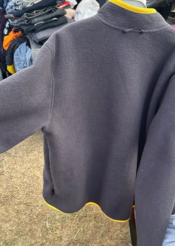 xs Beden gri Renk 11-12 yaş Jack Wolfskin Gri Fermuarlı Erkek Polar