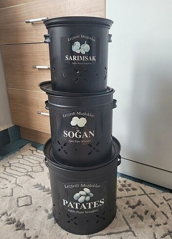 Beden siyah Renk Patates soğan kutusu