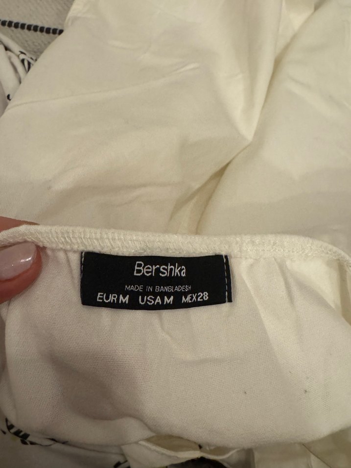 Beyaz Keten Mini Tulum Fermuarlı - Görsel 3