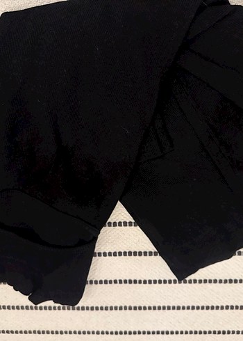 Uzun Kollu Siyah Dar Kesim Triko Elbise - Görsel 2