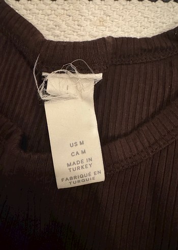 Kahverengi Kadın Uzun Kollu Pamuklu elbise - Görsel 3