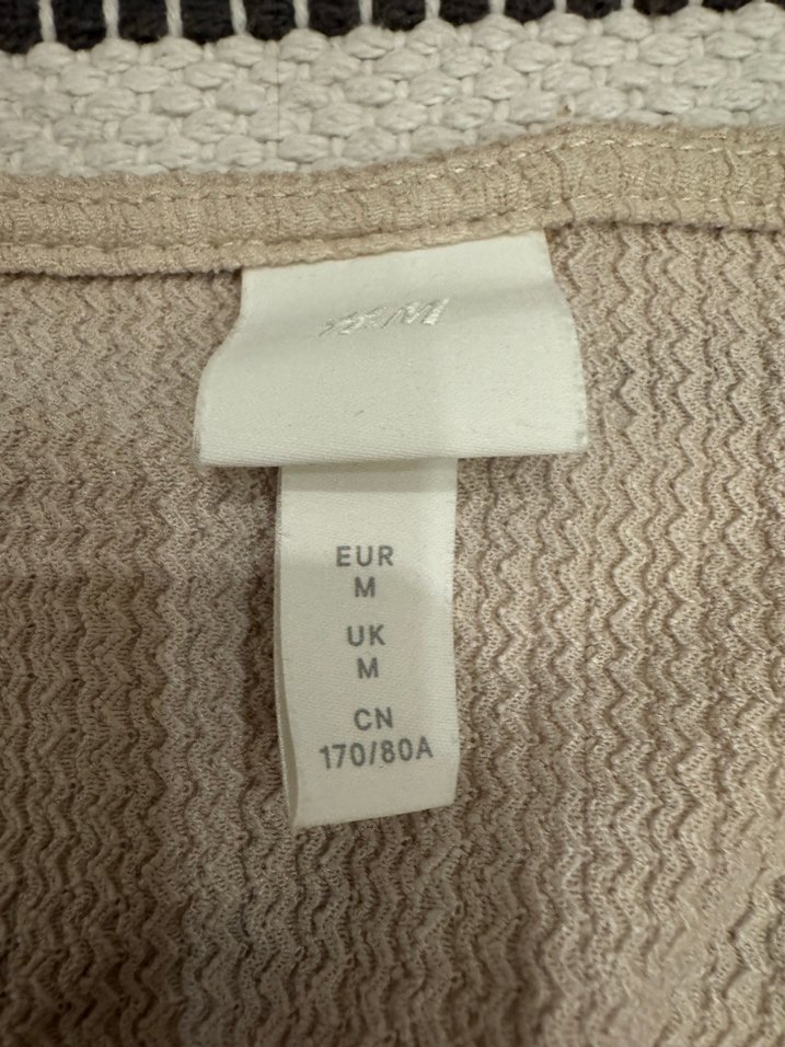 Bej Kemerli Kısa Kollu Kadın Tulum - Görsel 2