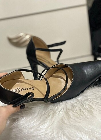 36,5 Beden vintage kısa topuk ayakkabı