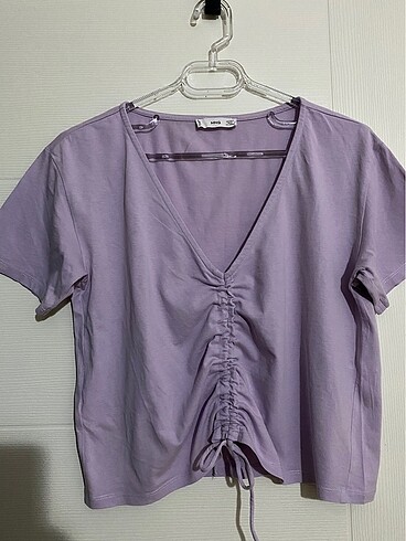Mango Mango Lila bağlamalı tshirt