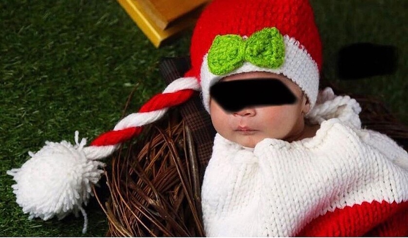 BEBEK ÖRGÜ YILBAŞI ŞAPKA.