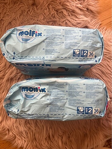 2 Beden: 3-6 kg Beden Molfix bebek bezi