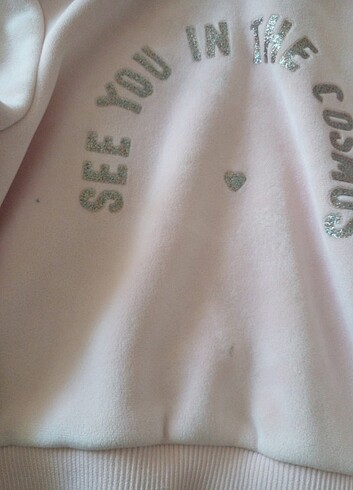 24-36 Ay Beden pembe Renk Kiz bebek sweatshirt