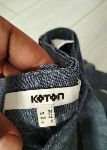 34 Beden gri Renk mavi gri koton keten şort