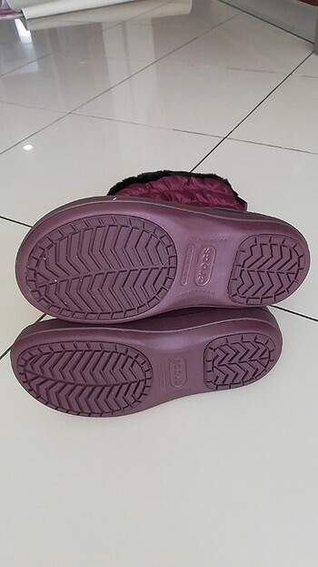 38 Beden bordo Renk Crocs bot