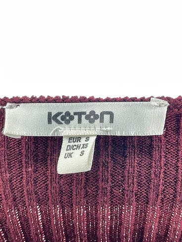 s Beden bordo Renk Koton Kazak / Triko %70 İndirimli.