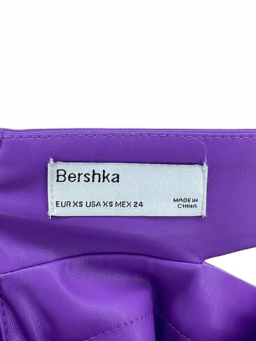 xs Beden mor Renk Bershka Mini Etek %70 İndirimli.