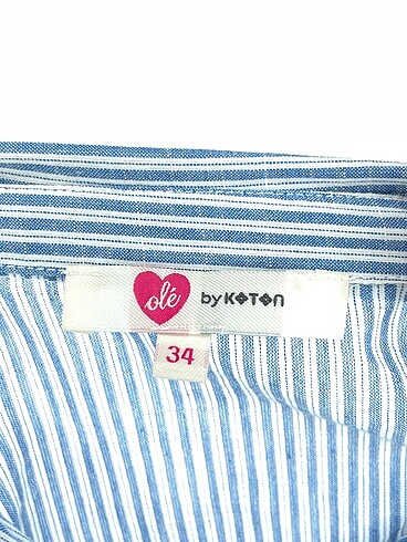 34 Beden çeşitli Renk Koton Gömlek %70 İndirimli.