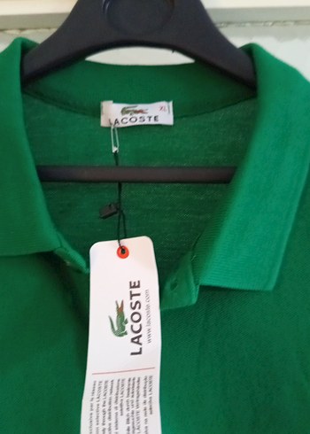 xl Beden Lacoste Erkek Koyu Yeşil Polo Tişört