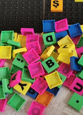 Play-Doh Lego harf sayı