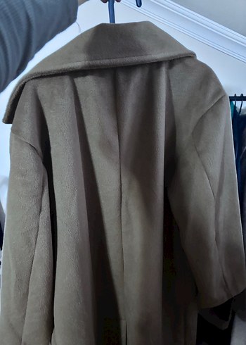 Kahverengi Midi Kadın Kaban - Görsel 3