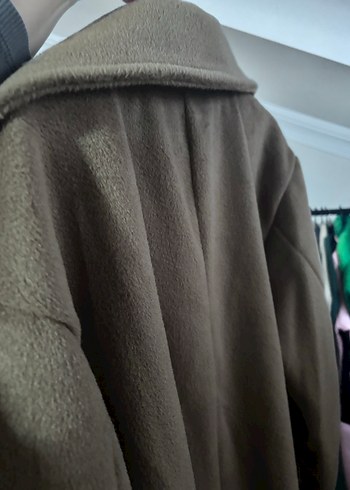 Kahverengi Midi Kadın Kaban - Görsel 2