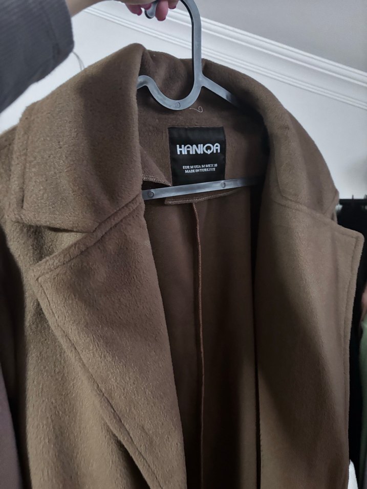 Kahverengi Midi Kadın Kaban - Görsel 5