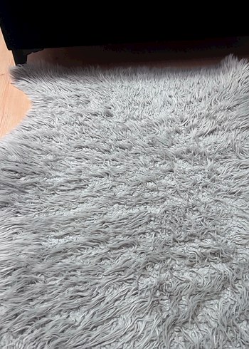Bohem Gri Uzun Tüylü Halı - Görsel 5
