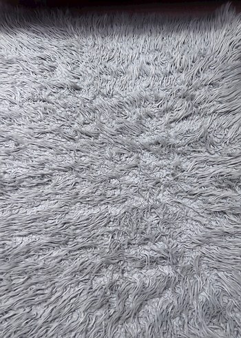 Bohem Gri Uzun Tüylü Halı - Görsel 2