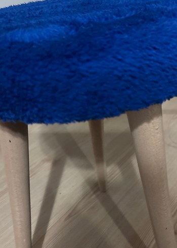 Renkli Mavi makyaj Taburesi - Görsel 3