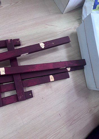 Bordo Koyu Renkli Gardırop Düzenleyici - Görsel 6